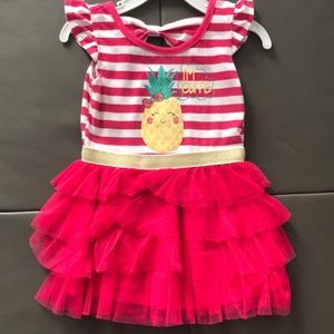 Pink Pineapple Tutu Dress 